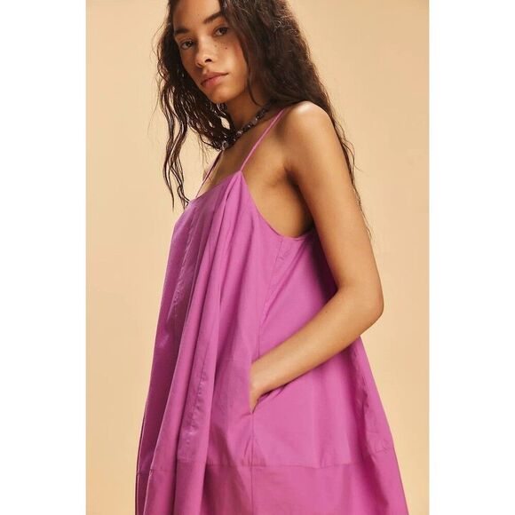 Free people Free-est Struttin' Mini Dress Sleeveless Beach Cotton S New 283131 - Picture 2 of 8